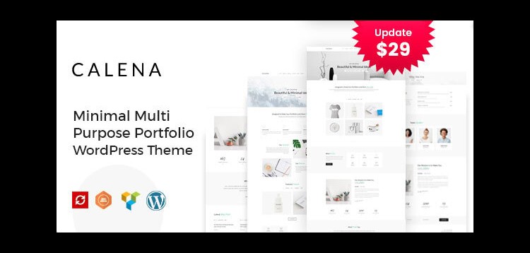 Item cover for download Calena – Minimal Multi-Purpose Portfolio WordPress Theme