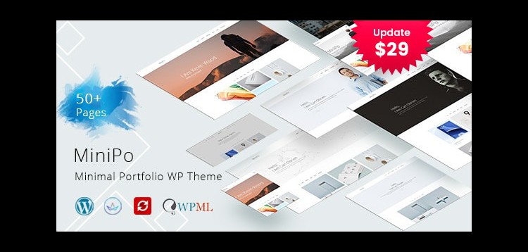 Item cover for download MiniPo - Multipurpose Minimal Portfolio WordPress Theme