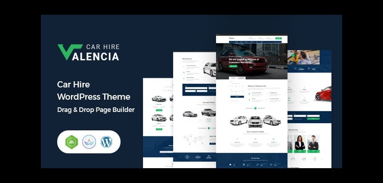 Item cover for download Valencia - Car Hire WordPress Theme