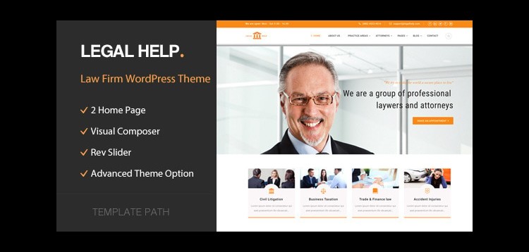 Item cover for download Legal Help - Law Firm WordPress Theme