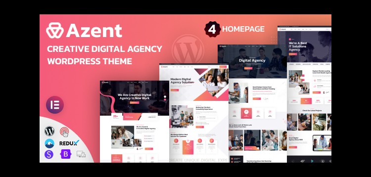 Item cover for download Azent - Creative Digital Agency WordPress Theme