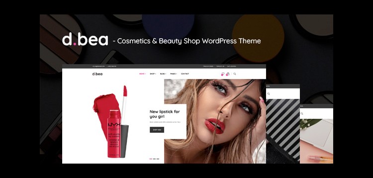 Item cover for download DBea - Cosmetics & Beauty Shop WordPress Theme