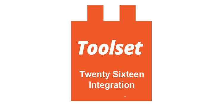 Item cover for download WP Types - Toolset Twenty Sixteen Integration