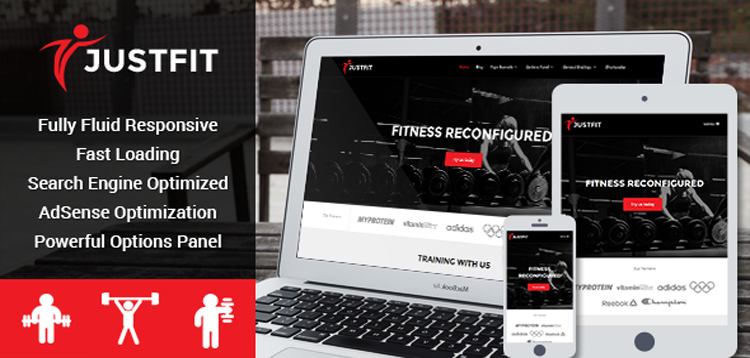 Item cover for download MyThemeShop JustFit WordPress Theme