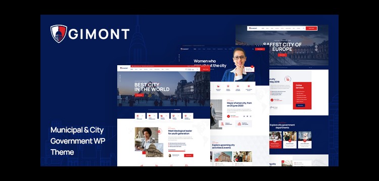 Item cover for download Gimont - City Government WordPress Theme