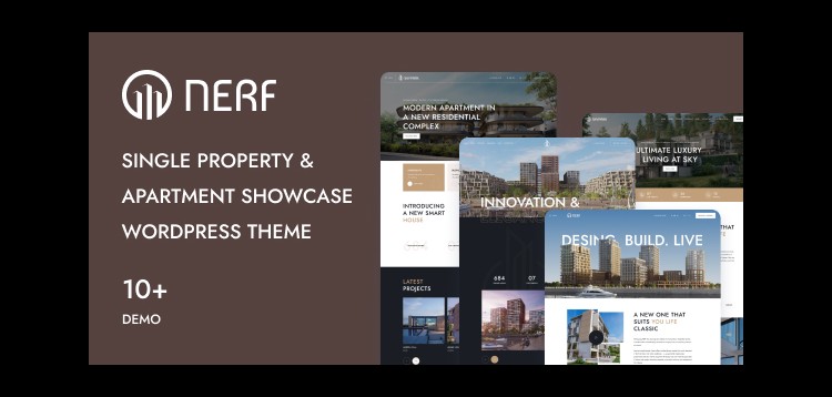 Item cover for download Nerf - Single Property WordPress Theme