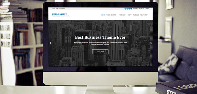 Item cover for download CSSIgniter Business3ree WordPress Theme