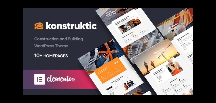 Item cover for download Konstruktic - Construction & Building WordPress Theme