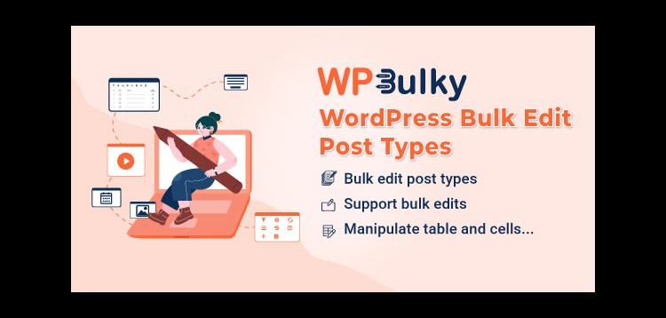 Item cover for download WPBulky – WordPress Bulk Edit Post Types