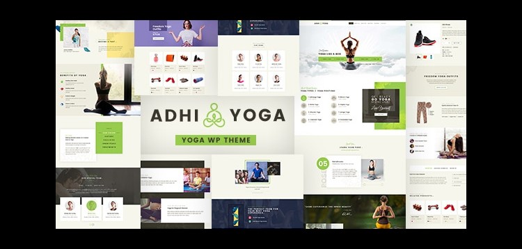 Item cover for download Adhi - Yoga WordPress Theme