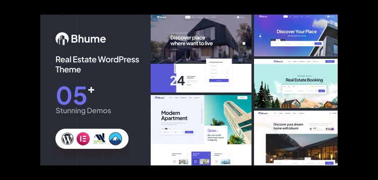 Item cover for download Bhume - Real Estate WordPress Theme