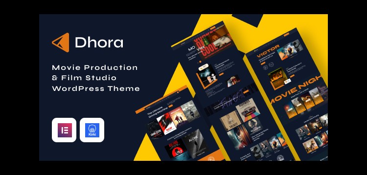 Item cover for download Dhora – Movie Production & Film Studio WordPress Theme