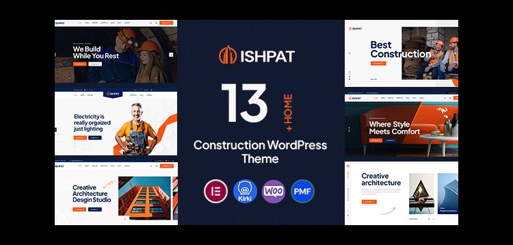 Item cover for download Ishpat - Construction WordPress Theme