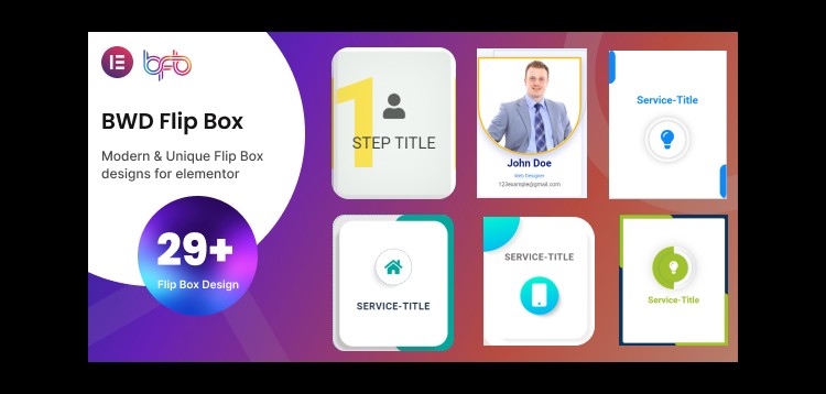 Item cover for download BWD Flip Box addon for elementor