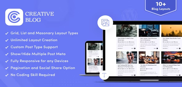 Item cover for download CreativeBlog Designer Bundle for WordPress