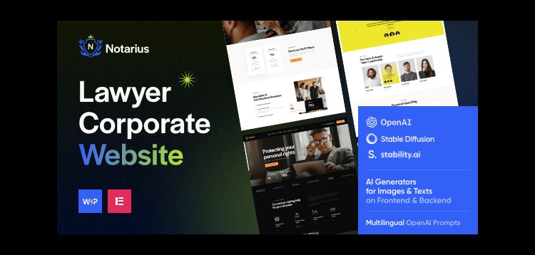 Item cover for download Notarius - Legal Advisor WordPress Theme