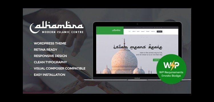 Item cover for download Alhambra | Mosque & Islamic WordPress Theme + RTL