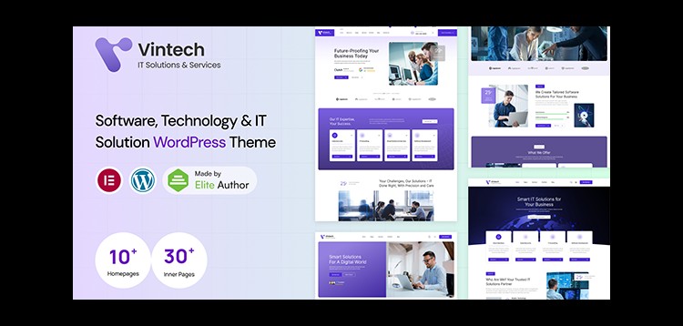 Item cover for download Vintech - Technology & IT Solutions WordPress Theme