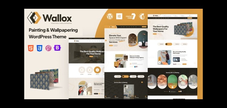 Item cover for download Wallox - Painting & Wallpapering WordPress Theme