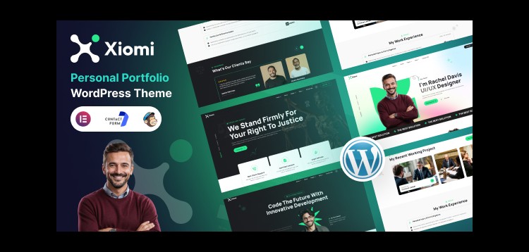 Item cover for download Xiomi - Personal Portfolio WordPress Theme