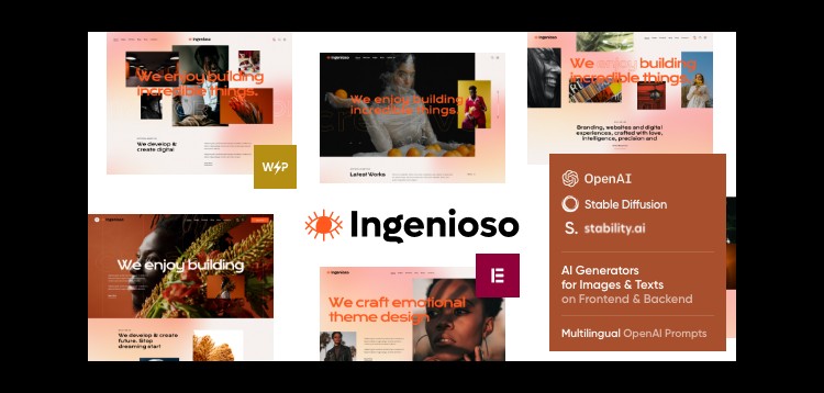 Item cover for download Ingenioso - Creative Agency WordPress Theme