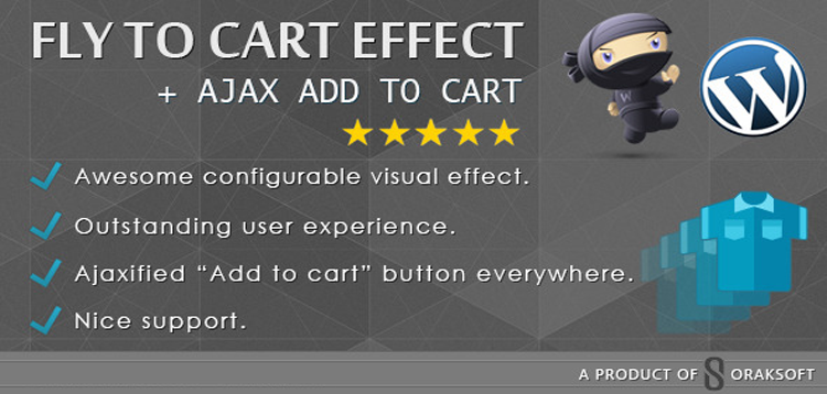 Item cover for download WooCommerce Fly to Cart Effect + Ajax add to cart