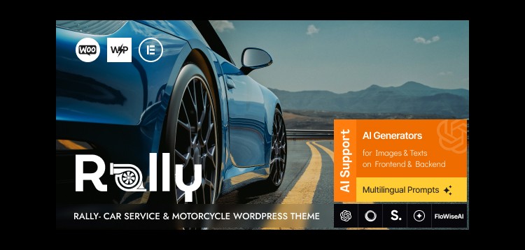 Item cover for download Rally - Car Service & Motorcycle WordPress Theme