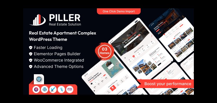 Item cover for download Piller – Real Estate WordPress Theme