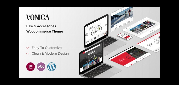 Item cover for download Vonica - Bike & Accessories WooCommerce Theme