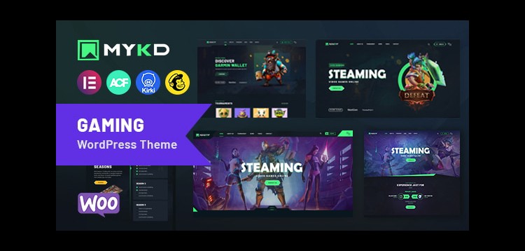 Item cover for download MYKD - eSports and Gaming NFT WordPress Theme