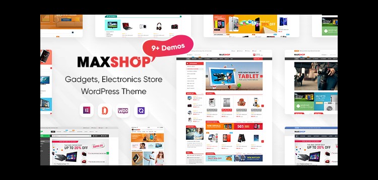 Item cover for download MaxShop - Electronics Store Elementor WooCommerce WordPress Theme (9+ Homepages, 2+ Mobile Layouts)