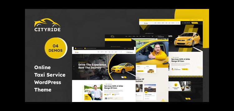Item cover for download Cityride - Online Taxi Service WordPress Theme