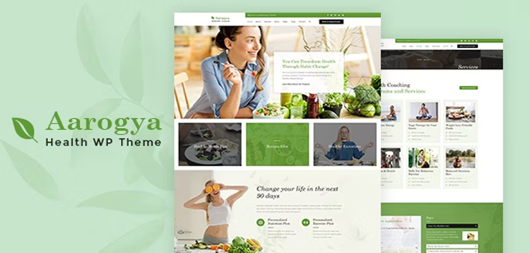 Item cover for download Aarogya | Nutrition & Dietitian WordPress Theme