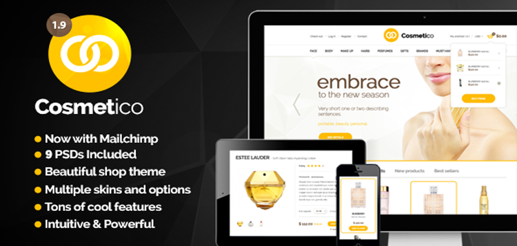Item cover for download Cosmetico - Responsive eCommerce WordPress Theme