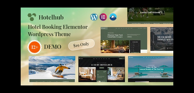 Item cover for download Hotelhub - Luxury & Resort Booking WordPress Theme