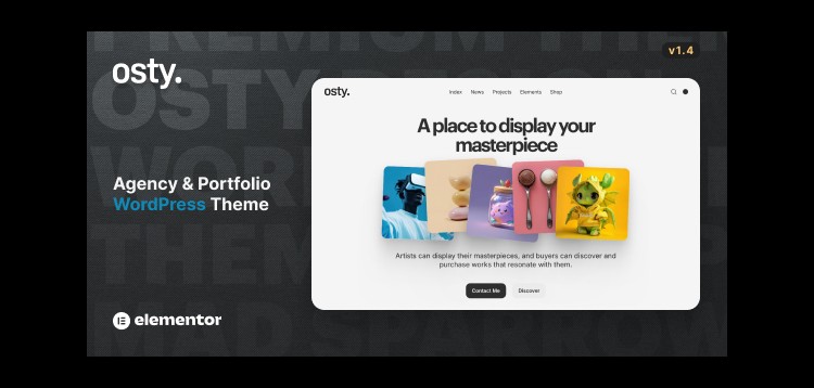Item cover for download Osty – Creative Agency and Portfolio Theme