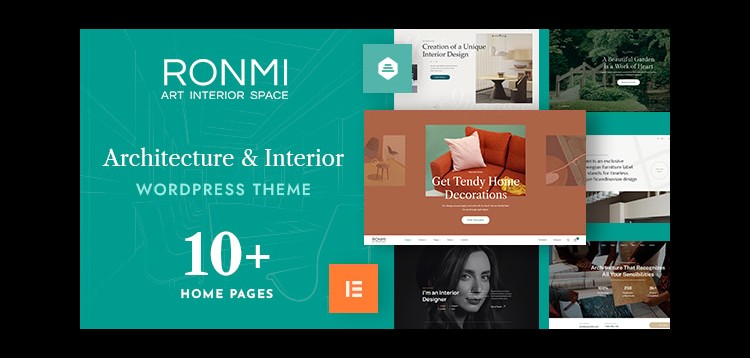 Item cover for download Ronmi - Architecture and Interior Design WordPress Theme