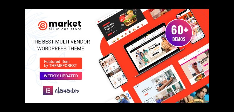 Item cover for download Emarket | Multipurpose WooCommerce Theme