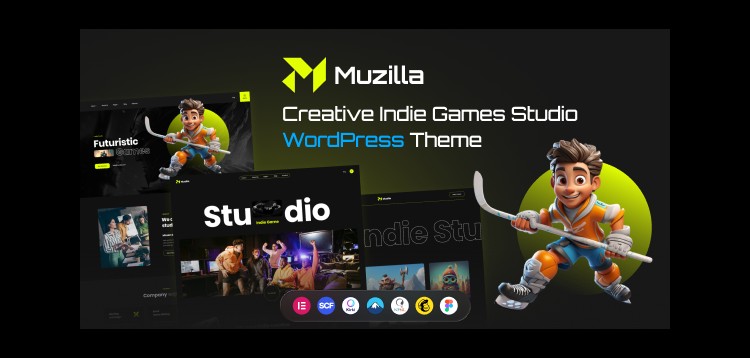 Item cover for download Muzilla - Creative Indie Game Studios WordPress Theme