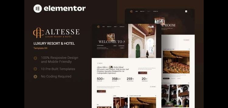 Item cover for download Altesse - Luxury Resort & Hotel Elementor Template Kit