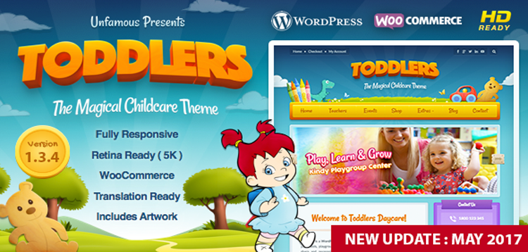 Item cover for download Toddlers - Kids, Child Care & Playgroup WordPress Theme
