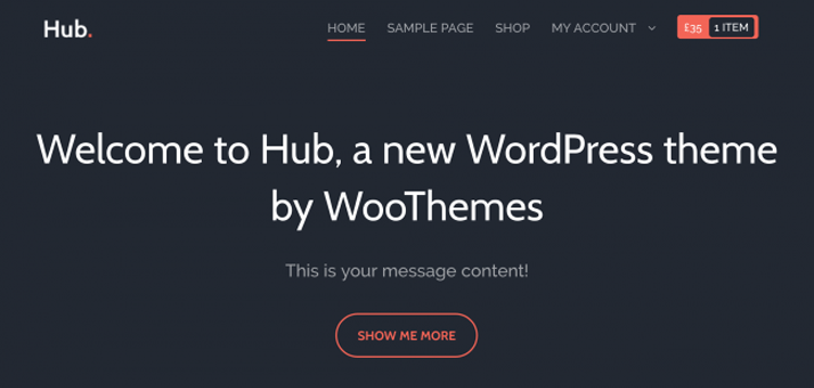 Item cover for download WooThemes Hub Premium Theme