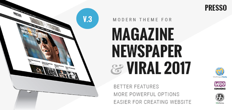 Item cover for download PRESSO - Modern Magazine/Newspaper/Viral Theme