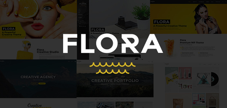 Item cover for download Flora - Responsive Creative WordPress Theme