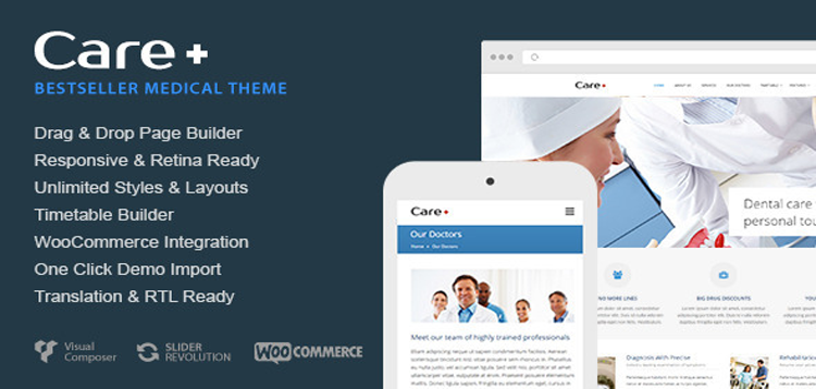 Item cover for download Care - Medical and Health Blogging WordPress Theme