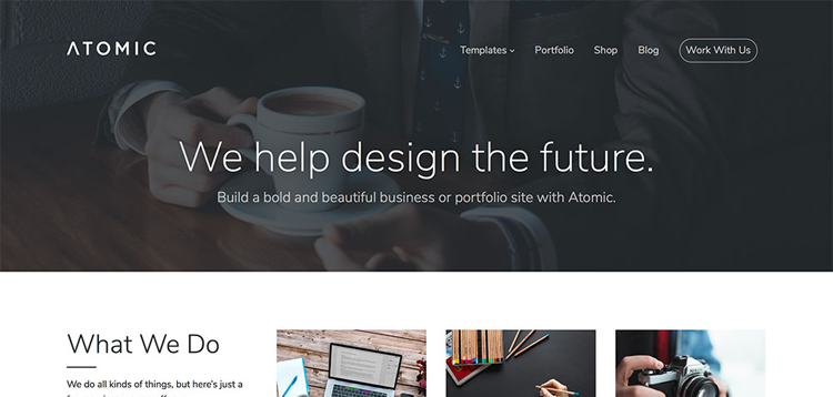 Item cover for download Array Themes Atomic WordPress Theme