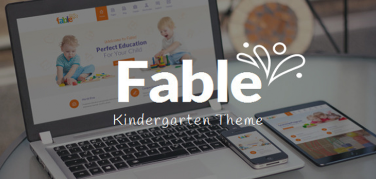 Item cover for download Fable - Children Kindergarten WordPress Theme