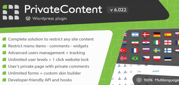 Item cover for download PrivateContent - Multilevel Content Plugin