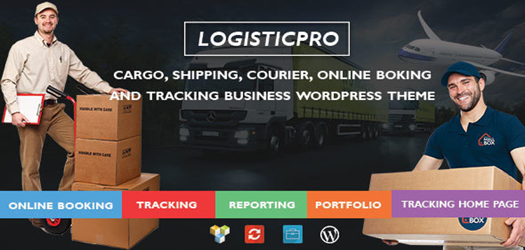 Item cover for download Logistic Pro - Transport - Cargo - Online Tracking - Booking - Portfolio WordPress Theme