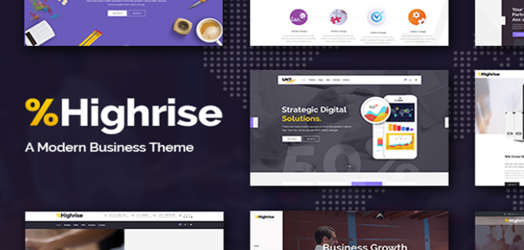 Item cover for download Highrise - A Theme for Modern Businesses, Corporations, and Consulting Companies